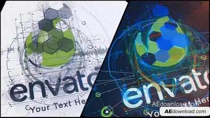 High Tech Logo V07 Logo Stings template preview