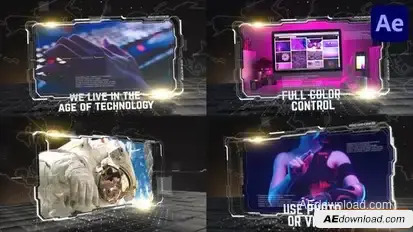 High Tech Slides | After Effects Openers template preview