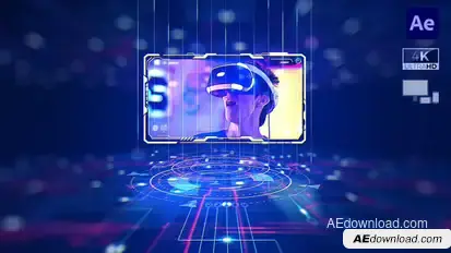 High Technology Digital Opener Openers template preview