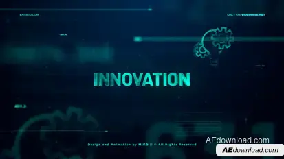High Technology Logo Opener Logo Stings template preview