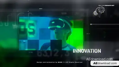 High Technology Intro Opener Openers template preview
