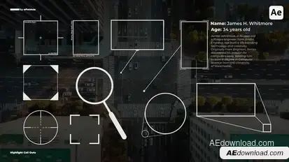 Highlight Call Outs | AE Titles template preview