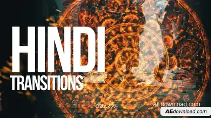 Hindi Transitions for After Effects Elements template preview