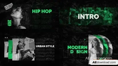 Hip Hop Intro Openers template preview