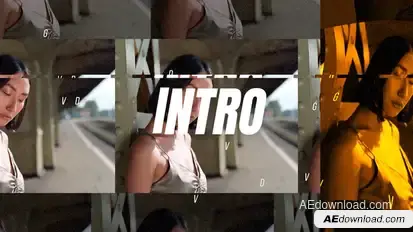 Hip Hop Intro Video Displays template preview