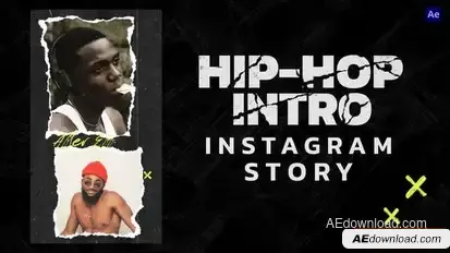 Hip-Hop Intro Story & Reels Openers template preview