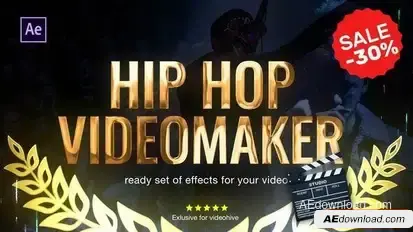 Hip Hop Music Video Editor 2.0 Openers template preview