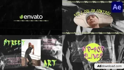 Hip-Hop Slides for After Effects Openers template preview