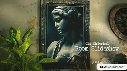 Historic Room Memories Video Displays template preview