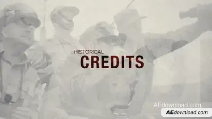 Historical Credits Openers template preview