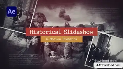 Historical Moments || Historical Slideshow Video Displays template preview