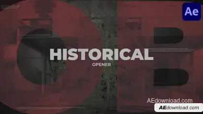 Historical Opener for After Effects Openers template preview
