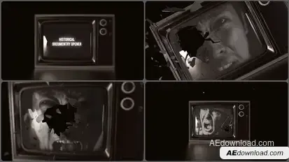 History Documentary Opener | Shatter Glass  TV Openers template preview