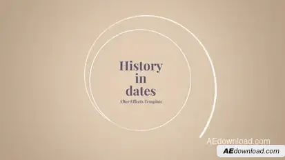 History in Dates - History Memory Video Displays template preview