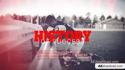 History of Success - Motivation Promo Openers template preview
