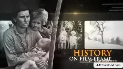 History on Film Frame Openers template preview