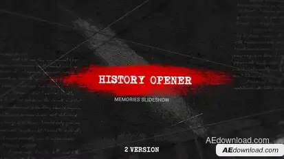 History Opener Openers template preview