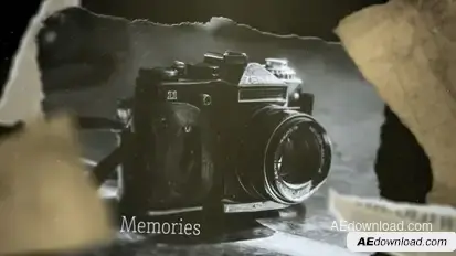 History Photo Slideshow Openers template preview