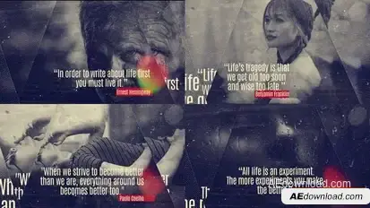 History Quotes Slideshow Openers template preview