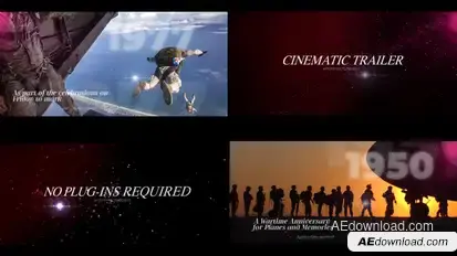 History Slideshow Video Displays template preview
