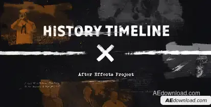 History Timeline Openers template preview