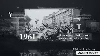 History Timeline Video Displays template preview