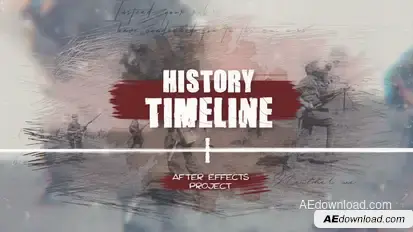History Timeline Openers template preview