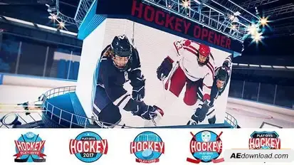 Hockey Opener Openers template preview