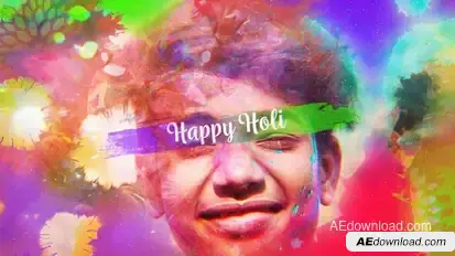 Holi Photo Opener Openers template preview