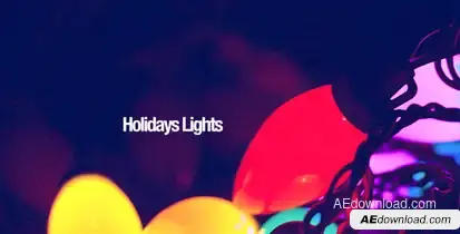 Holiday Lights Openers template preview