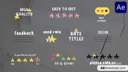 Holiday Rate Titles | After Effects Titles template preview