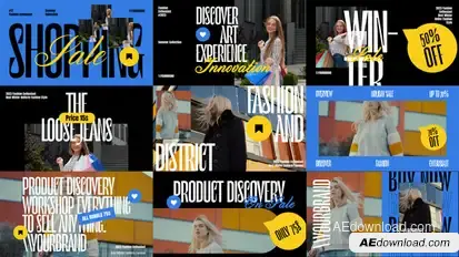 Holiday Sale Video Display After Effect Template Product Promo template preview