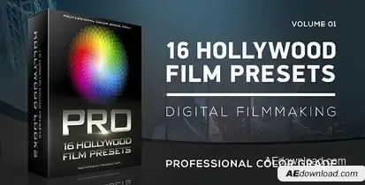 Hollywood Film Color Grading Openers template preview