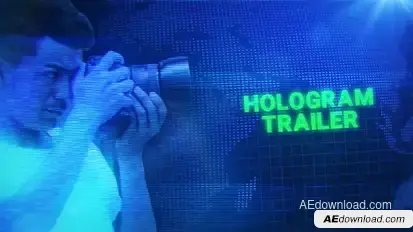 Hologram Trailer Openers template preview