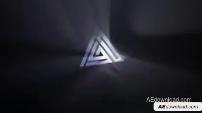 Holographic Logo Reveal Logo Stings template preview