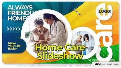 Home Care Slideshow Openers template preview