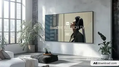 Home Interior TV Mockups Video Displays template preview