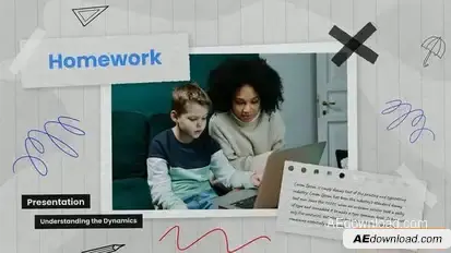 Homework Presentation Openers template preview