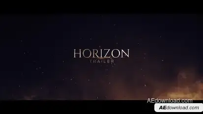 Horizon Trailer Titles template preview
