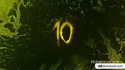 Horror Countdown Logo Logo Stings template preview