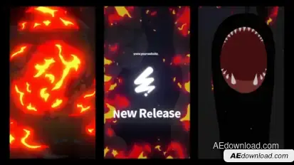 Horror Monster Logo Opener for After Effects Logo Stings template preview