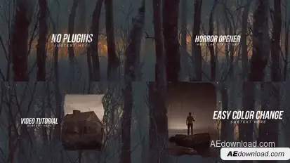 Horror Opener Titles Openers template preview