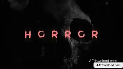 Horror Title Titles template preview