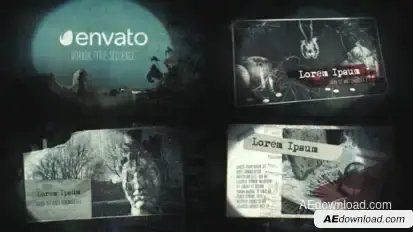 Horror Title Sequence Openers template preview