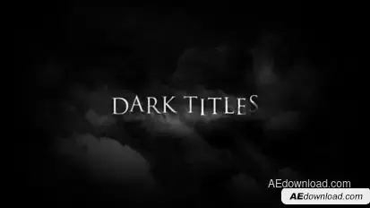 Dark Titles Titles template preview