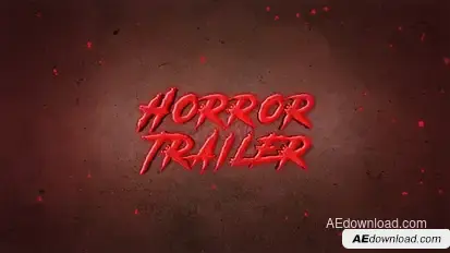 Horror Trailer Openers template preview