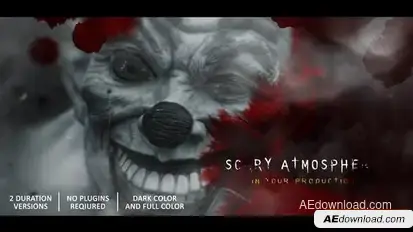 Horror Trailer In Photos Openers template preview