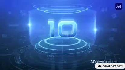 HUD Countdown Logo Intro Logo Stings template preview