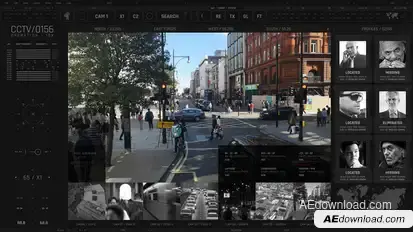 HUD Covert Operations CCTV3 Elements template preview