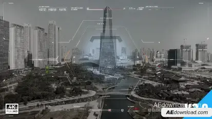 HUD Drone Sight Overlay Elements template preview